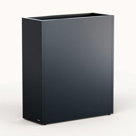 FIORIERA ALTA "PLANTER DIVIDER 40" IN METALLO 100X40X115CM ANTRACITE