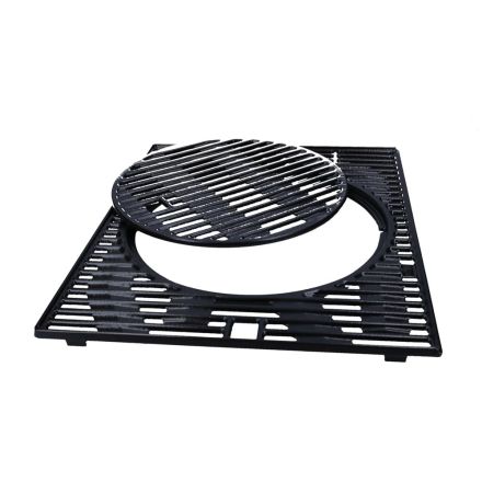 GRIGLIA IN GHISA DESTRA+SINISTRA 45,5X36,5CM