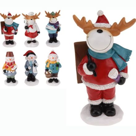 FIGURINA NATALIZIA, 13CM, MODELLO ASSORTITO