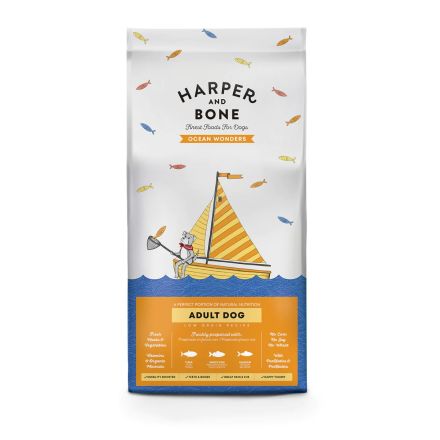 CROCCHETTE PER CANI HARPER AND BONE ADULT DOG OCEAN WONDERS 2KG - TONNO, PESCE E SALMONE