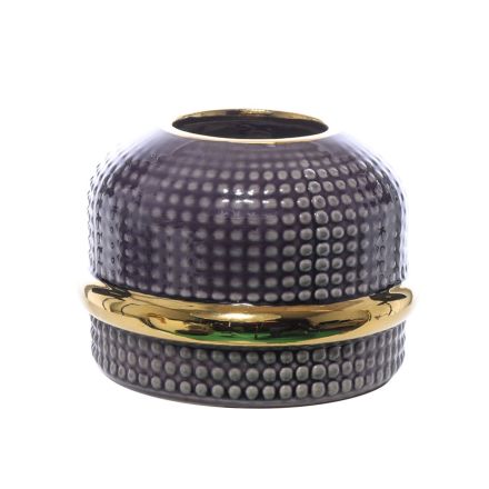 VASE CERAMIQUE 16 5X16 5X12 5CM VIOLET