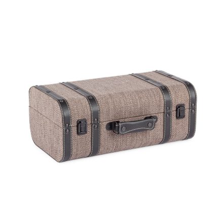Bauletto a Valigia Beige 45X28X20h