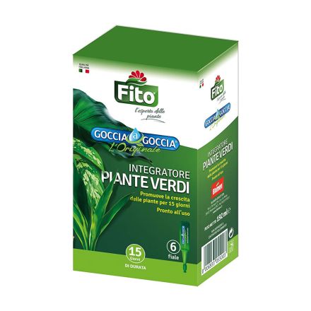 INTEGRATORE PER PIANTE VERDI FITO GOCCIA A GOCCIA 6X32ML