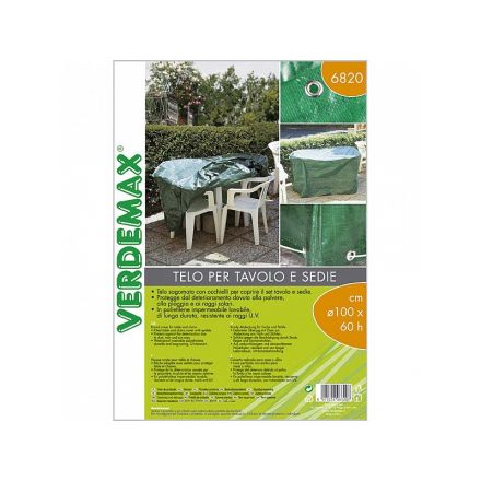 COPERTURA IMPERMEABILE PER TAVOLO E SEDIE CM 100X60