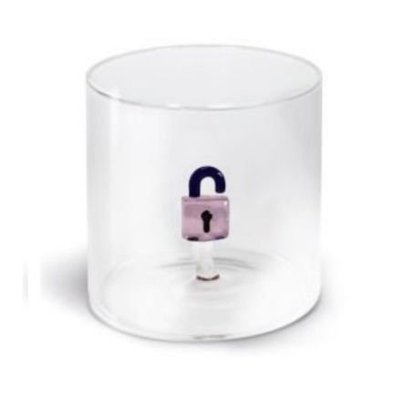 BICCHIERE IN VETRO BOROSILICATO LUCCHETTO 250ML LINEA MONTEREY