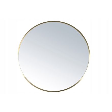 SPECCHIO ROTONDO DECORATIVO ORO 80 CM