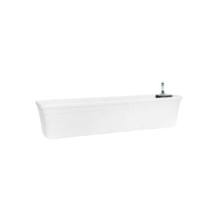 FIORIERA MEDITERRAN CON SISTEMA DI IRRIGAZIONE WATERSYSTEM 60CM BIANCO