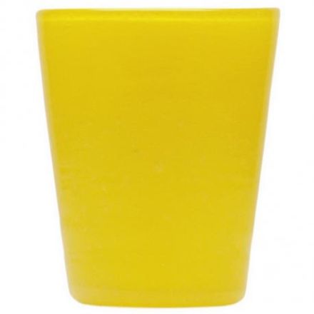 BICCHIERE YELLOW SOLID MEMENTO DI VETRO