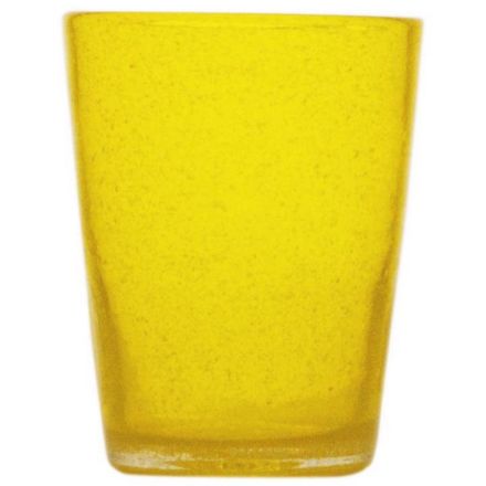 BICCHIERE YELLOW TRANSPARENT MEMENTO DI VETRO