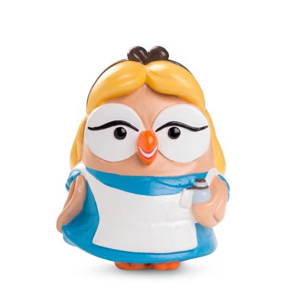 STATUINA GOOFI DA FAVOLA GUFO ALICE NEL PAESE DELLE MERAVIGLIE 8X10 CM