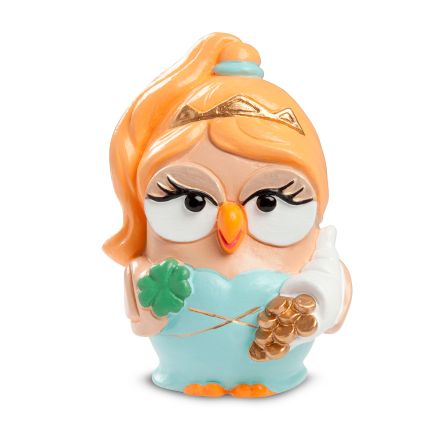 STATUINA GOOFI "DEI" GUFO FORTUNA 8X10 CM