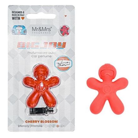 PROFUMATORE AUTO, BIG JOY ROSSO, FRAGRANZA CHERRY BLOSSOM