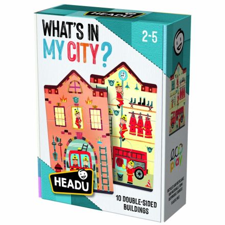 GIOCO PUZZLE WHAT'S IN MY CITY PER BAMBINI 2-5