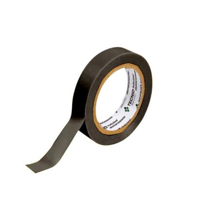 Nastro isolante in PVC, spessore 0,13mm, 19mm x 25m. Nero