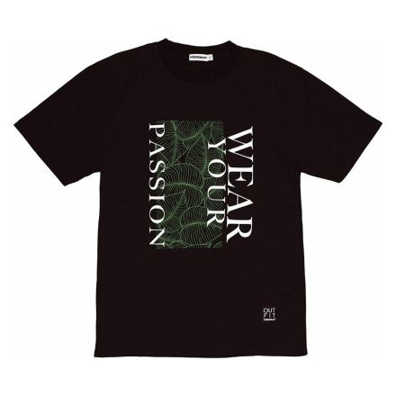 T-SHIRT OUT-FIT NERA WEAR YOUR PASSION UNISEX TG.XS