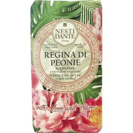 SAPONE VEGETALE WITH LOVE&CARE REGINA DI PEONIE 250GR