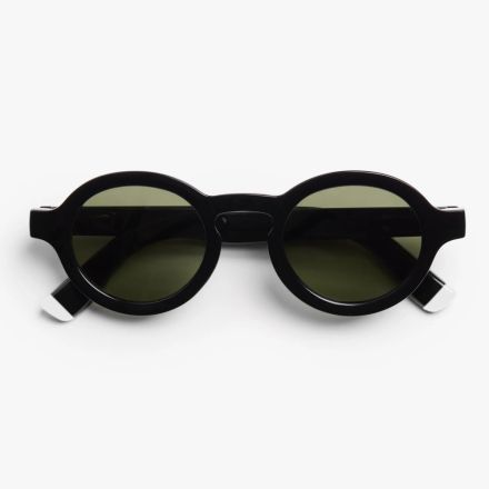 OCCHIALI DA SOLE BARNER CHARLES GLOSSY SUN BLACK NOIR