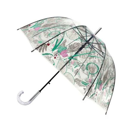 OMBRELLO TRASPARENTE FORESTA TROPICALE 85XD85CM