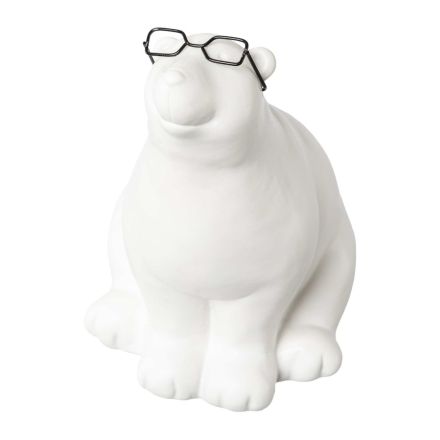 ORSO POLARE IN CERAMICA JUSTIN 16,5X12,6X18,5CM