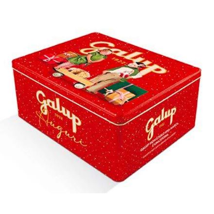 PANETTONE GRAN GALUP TRADIZIONALE IN SCATOLA DI LATTA 1KG