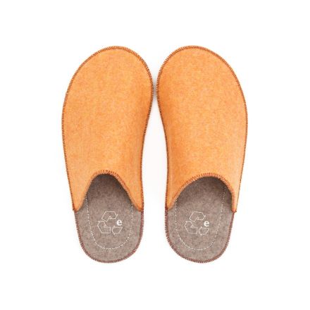 PANTOFOLE "LA PANTOFOLA SABBIA/MANDARINO " M TG.35/38