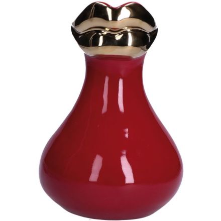 VASO BOCCA ROSSO ORO LINEA PENSAMI