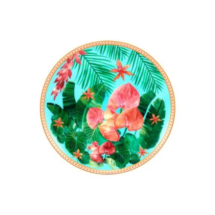 Piatto Tropicana 19.5 Cm Blu Maxwell & Williams