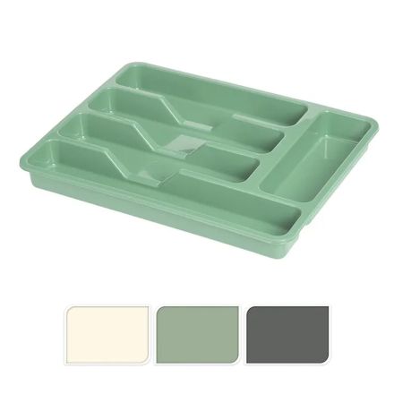 PORTA POSATE PER CASSETTO 33X26X3,5CM COLORI ASSORTITI