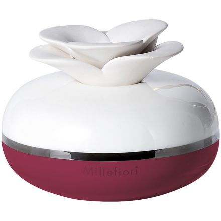 DIFFUSORE DI FRAGRANZA A FIORE BASE ROSSA