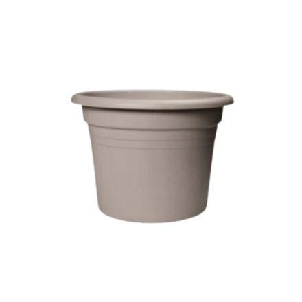 VASO MEDITERRAN CILINDRO 35CM WARM TAUPE