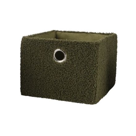 SCATOLA PORTA OGGETTI 20X25CM VERDE