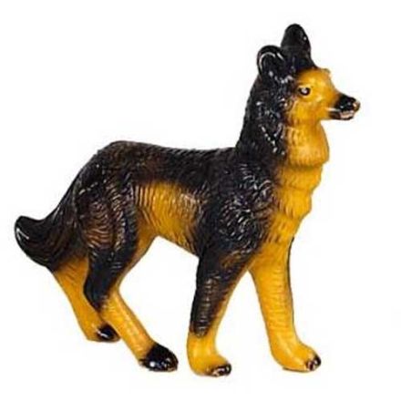 CANE LUPO IN RESINA 5CM