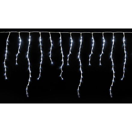 TENDA CON STALATTITI 200 LED BIANCO GHIACCIO CON GIOCHI DI LUCE 2.5MT