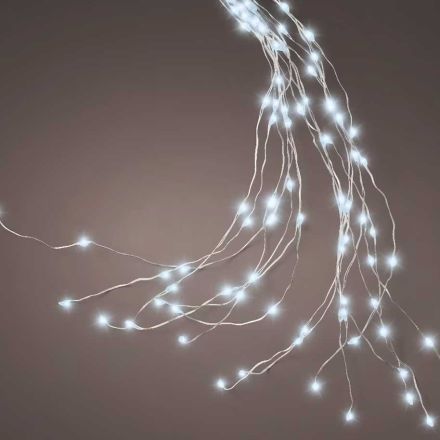 408 MICROLED BIANCO FREDDO FLASH 180CM PER ALBERO DI NATALE