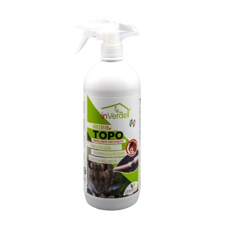 REPELLENTE PER TOPI E RATTI TOPO GREEN STOP 1LT