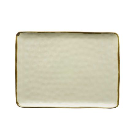 VASSOIO RETTANGOLARE AVORIO 27X19 CM LINEA CONCERTO