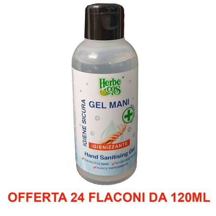 OFFERTA 24 GEL IGIENIZZANTE MANI 120ML