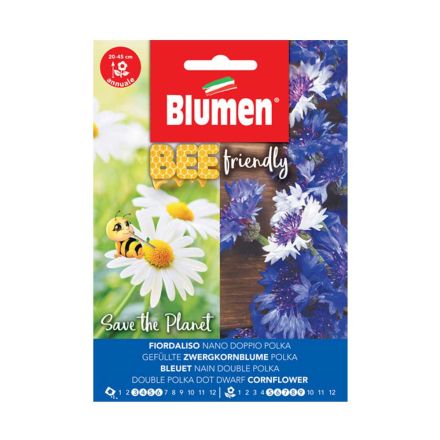 SEMI FIORDALISO NANO DOPPIO IN MIX POLKA BLUMEN