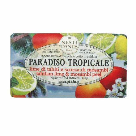 SAPONE VEEGETALE PARADISO TROPICALE LIME DI TAHITI & SCORZA DI MOSAMBI 250GR