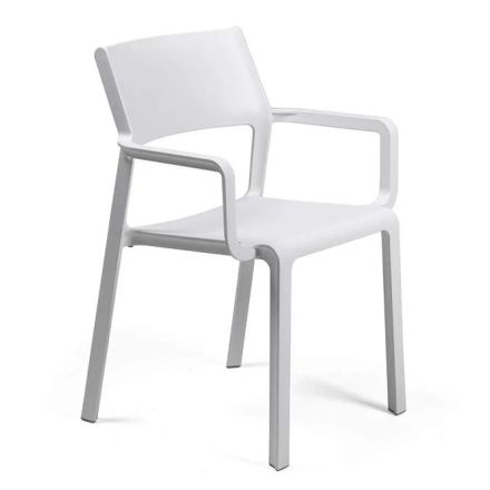 SEDIA TRILL ARMCHAIR BIANCO