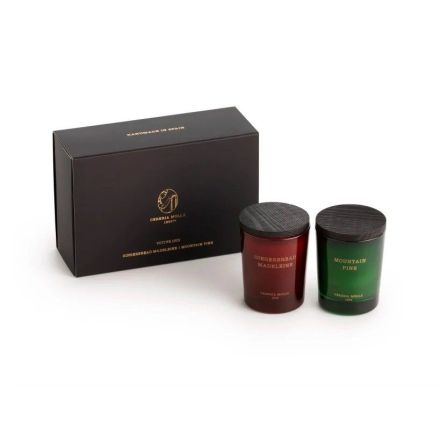 Cereria Molla Set Candele Gingerbread Madeleine & Mountain Pine 2x70 g