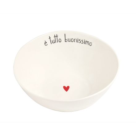 Insalatiera "È Tutto Buonissimo" 20x7.8cm