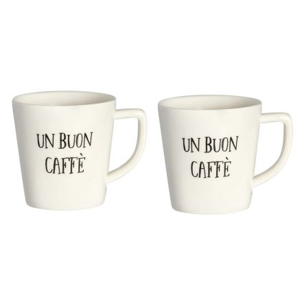 Set 2 tazzine espresso "Un Buon Caffè"