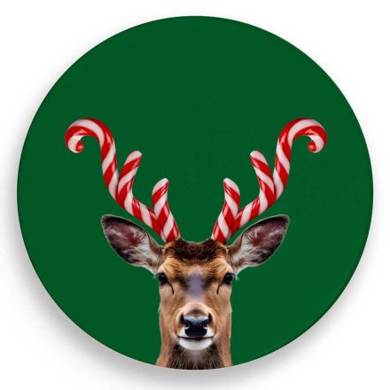 SOTTOPENTOLA IN CERAMICA Ø18CM CERVO