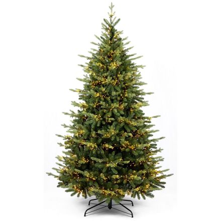 ALBERO DI NATALE CON 1700 LED, SPRYWW, 150CM, VERDE