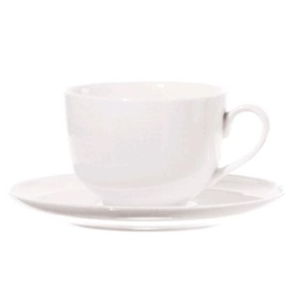 TAZZA TE' C/PIATTINO 200 CC CORTE LA PORCELLANA BIANCA