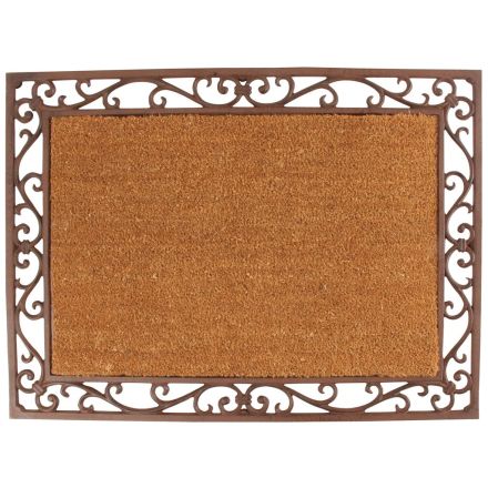 ZERBINO IN GHISA CON STOIONO 74X54CM