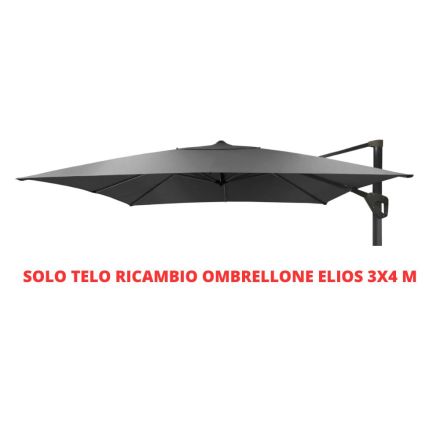 RICAMBIO TELO NOVASUN PER OMBRELLONE ELIOS ORIENTABILE/RETRATTILE 3X4 M GRIGIO SCURO