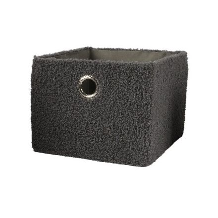 SCATOLA PORTA OGGETTI 20X25CM GRIGIO