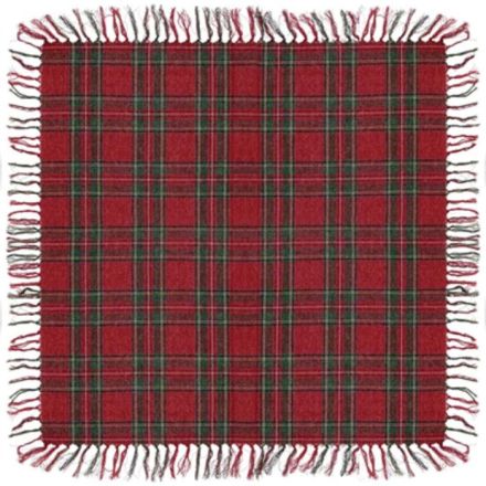 TOVAGLIA NATALE, 90X90CM, TARTAN